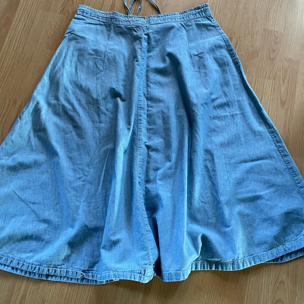 Lucky Brand Chambray Skirt, Boho, size small - Picture 8 of 8